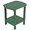 Green, variant on SSyao Portable Folding Side Table, Outdoor Adirondack Side Table with X-Type Frame, HDPE Small Patio Table, Weather Resistant End Table for Camping, Balcony and Garden-Black