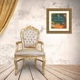 thumbnail image 3 of Pertiet, Katie 15x15 Gold Ornate Wood Framed with Double Matting Museum Art Print Titled - Fall Garden III Teal, 3 of 4