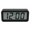 thumbnail image 4 of Goick Stainless Steel Base Exquisite Digital Electronic LCD Music Table Alarm Clock Hanging Clock?Black? (Black), 4 of 7