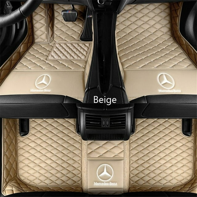 Mercedes-Benz C-Class 2008~2013 Waterproof Leather Car Floor Mats Car Carpet