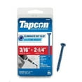 thumbnail image 2 of Tapcon 28260 3/16x2-1/4 Blue Star Drive Bugle Head Concrete Anchors 25/Box, 2 of 2