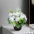 thumbnail image 4 of Yaoyar Small Fake Plants Mini Artificial Faux Plants Indoor with Flowers Spring Decorations for Home Room Farmhouse Desk House Bathroom Decor, 4 of 6