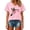 #03-Pink, variant on Cancer Shirt Women Cancer Awareness Pink Ribbon T-Shirt Cancer Survivor V-Neck Tops