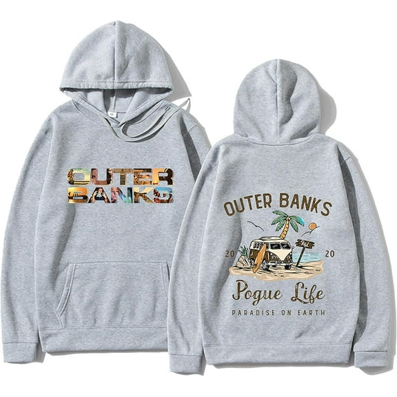 Outer Banks Hoodie For Men Women, Pogue Life Casual Pullover Tracksuit Sportswear Sweatshirt, Long Sleeve Hooded Top