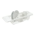 thumbnail image 2 of Kitchen Details Over the Sink Plastic Dish Drying Rack 0.46 lb , White, 2 of 9