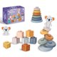 thumbnail image 4 of Juguetes de actividad para la dentición juguetes para la dentición de silicona sin BPA regalo Ideal para niños y niñas, 4 of 6