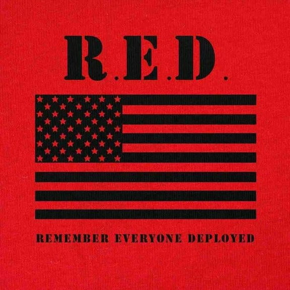 Remember Everyone Deployed RED Flag Friday T-Shirt