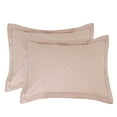 thumbnail image 5 of Levtex Home - Austin Quilt Set - Twin Quilt and One Standard Sham - Diamond Quilted - blush - Quilt (68x86in.) and Sham (20x26in.) - Reversible - Linen/Cotton, 5 of 5