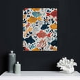 thumbnail image 4 of Creowell Colorful Fish Pattern Canvas Prints Wall Art for Home Decor Living Room Bathroom Bedroom Office, Perfect Gift Idea for Various Occasions 16x20in, 4 of 5