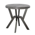 thumbnail image 2 of Steve Silver Alamo Table d'Appoint Ron 24 Pouces en Gris Vieilli, 2 of 9