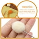 thumbnail image 2 of 100 Uds. Bolas de lana para teñir cuero, bolas de lana, herramienta Manual para teñir cuero con mango de hierro, 2 of 6