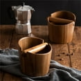 thumbnail image 4 of WINDLAND Coffee Powder Knock Box Solid Wood Espresso Grounds Bucket Retro Cafe Bar Counter Waste Box Chic Tool Accessory, 4 of 9