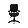 thumbnail image 3 of Scranton & Co Fabric Black Office Chair Mid-Back Adjustable 35"-41" Unassembled, 3 of 5