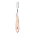 thumbnail image 1 of Cuchillo de paleta para pintura Uxcell 7.09" con cuchilla de acero inoxidable y mango de madera de haya con agujero, 1Pc, 1 of 7