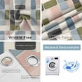 thumbnail image 2 of Watercolor Geometric Pattern Blackout Curtains for Bedroom, Modern Minimalist Art Thermal Insulated Kitchen Drapes with Grommets, Light Blocking Window Treatment, 2 Panels 52" x 45", 2 of 7