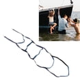 thumbnail image 4 of Boarding Rope Ladder, Portable Foldable Boat Rope Ladder Lightweight 5 Steps Stable With Climbing Buckle For Canoes For Inflatable Boats Blue,Red,Green, 4 of 8