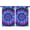 Blue Purple Tie, variant on Blackout Kids Curtains,Colorful Tie Dye Mandala Pattern Childrens Insulated Curtains Set Of 2,Bedroom Essentials,Toddler Room Decor 52"x63"