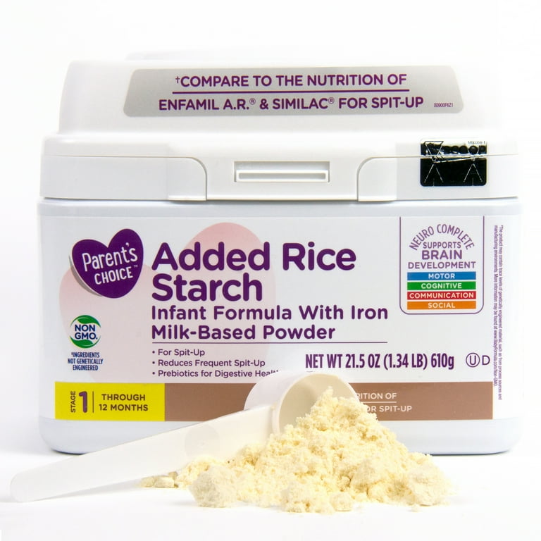 Parents choice rice starch formula sales