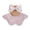 N, variant on Gift Cotton Baby Teething Bib with Lace Bowknot Headwear for Girls Gentle Absorbent Protective Stylish