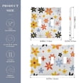 thumbnail image 2 of Yayeee Toggle Light Switch Wall Plate 2-Gang 4.56"x4.48" Decorative Outlet Cover, Colorful Retro Floral, 2 of 7