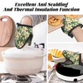 thumbnail image 7 of Pofeuu Lilies Flowers Print Thickened Mini Silicone Oven Mitts Heat Resistant, Rubber Oven Mitt Gloves, Finger Pinch Grips, Pot Holder, Silicone Potholder, 7 of 7