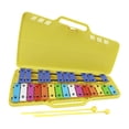 thumbnail image 4 of Música de percusión de jardín de infantes xilófono para niños Música de percusión Toy Glockenspiel Preescolar para 1 2 3 años principiante amarillo, 4 of 10