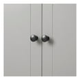 thumbnail image 6 of Bensa Modern Double Door Storage Cabinet with Drawers and Adjustable Shelves, Grey, 6 of 13