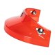 thumbnail image 3 of Visera de casco Sunnimix Pantalla universal de 3 broches retro Rojo transparente, 3 of 7