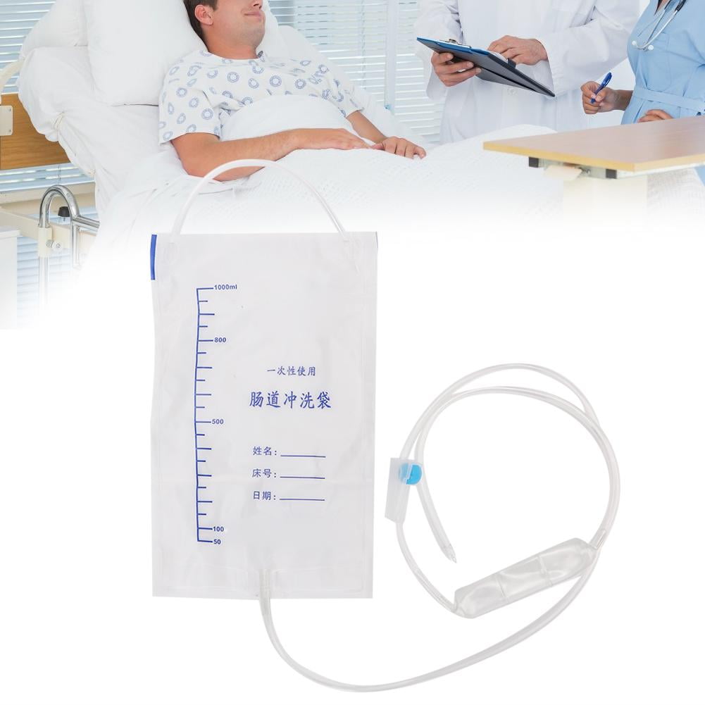 LYUMO Enema Cleaning Bag, 20pcs Disposable Enema Bag Intestinal Wash