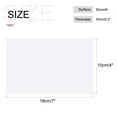 thumbnail image 2 of Unique Bargains ABS Plastic Sheet 7 Inch x 4 Inch x 0.2 Inch ABS Styrene Sheets for Building Model Crafts Panel White 3 Pcs, 2 of 6