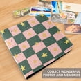 thumbnail image 4 of FORMRS 3 Ring Photo Album 4"x6" Self Adhesive Large Capacity PU Leather Cover, Pink Abstract, 4 of 8