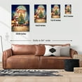 thumbnail image 5 of Merry Christmas Boxer Santa Hat Xmas Tree Winter Holiday Vertical Matte Canvas Poster Boxers Dog Lover Gifts Idea Wall Art Home Decor - 01013, 5 of 5