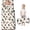 Cow and Spot Beige Pattern, variant on Cow and Spot White Pattern Teens Toddler Nap Mat with Pillow, Sleeping Mat Bag for Preschool Daycare 59"x22"