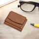 thumbnail image 5 of Cartera compacta de cuero PU para mujer con bloqueo plegable con monedero ID Amarillo Colcomx Carteras de mujer, 5 of 7