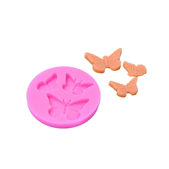 URTERYSER Silicone Chocolate Mold Flower/Butterfly Shape Chocolate Candy Moulds Baking Tool n-stick Silicone Material for Baking Color G