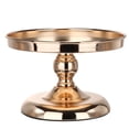 thumbnail image 1 of MasteelfCA 1PC 8-inch Wrought Iron Cake Rack Mirror Surface Cake Tray Wedding Display Rack, 1 of 7