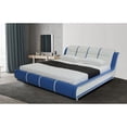 thumbnail image 2 of Greatime B1190 Modern Platform Bed, Full, Black&White, 2 of 2