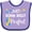 Lavender and Purple, variant on Inktastic Just Down Right Perfect Down Syndrome Awareness Ribbon Boys or Girls Baby Bib