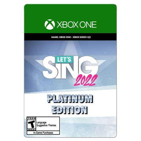 Let's Sing 2022: Platinum Edition - Xbox One, Xbox Series X|S [Digital]