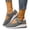 Gray, variant on YOUYEDIAN Orthopedic Shoes for Women Summer Dressy Non Slip Slip on Mesh Arch Support Sneakers Breathable Closed Toe Walking Shoes (Black)