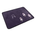 thumbnail image 6 of Rocket Pattern Bathroom Accessory Sets Waterproof Shower Curtain with Anti-Slip Bath Mat Durable Combo, 6 of 7