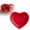 Red, variant on Heart Shape Ceramic Seasoning Dish, Sushi Dipping Bowl Appetizer Plate Serving Dish Snack Dish Mini Side Seasoning Dish