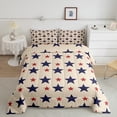 thumbnail image 1 of YST Cartoon Stars Down Comforter Twin Size 2Pcs,Red Blue Stars Bedding Set For Adult Teens,Colorful Galaxy Stars Comforter Set,Starry Sky Pattern Quilt Set For All Season,2Pcs, 1 of 5