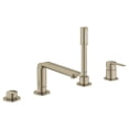 thumbnail image 3 of Grohe Lineare 19577EN1 4-Hole Single-Handle Deck Mount Roman Tub Faucet with 1.75 GPM Hand Shower in Grohe Brushed Nickel, 3 of 4