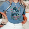 thumbnail image 6 of He Is Risen Easter T-Shirt, Floral Easter Tshirt, Jesus Easter Shirt, Easter Shirt For Women, Easter Gift, Christian Gift, 6 of 7