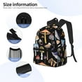 thumbnail image 4 of Goofa Mushrooms and Autumn Leaves Print Casual Backpack for Women Men,Waterproof High School Bookbag,Lightweight Travel Daypack,Classic College Backpack,Laptob Backpack, 4 of 6