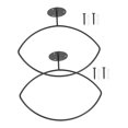 thumbnail image 3 of Mobutofu 2Sets Black Cast Iron Wall Baseball Holder Ball Storage Display Rack for Home Use, 3 of 8