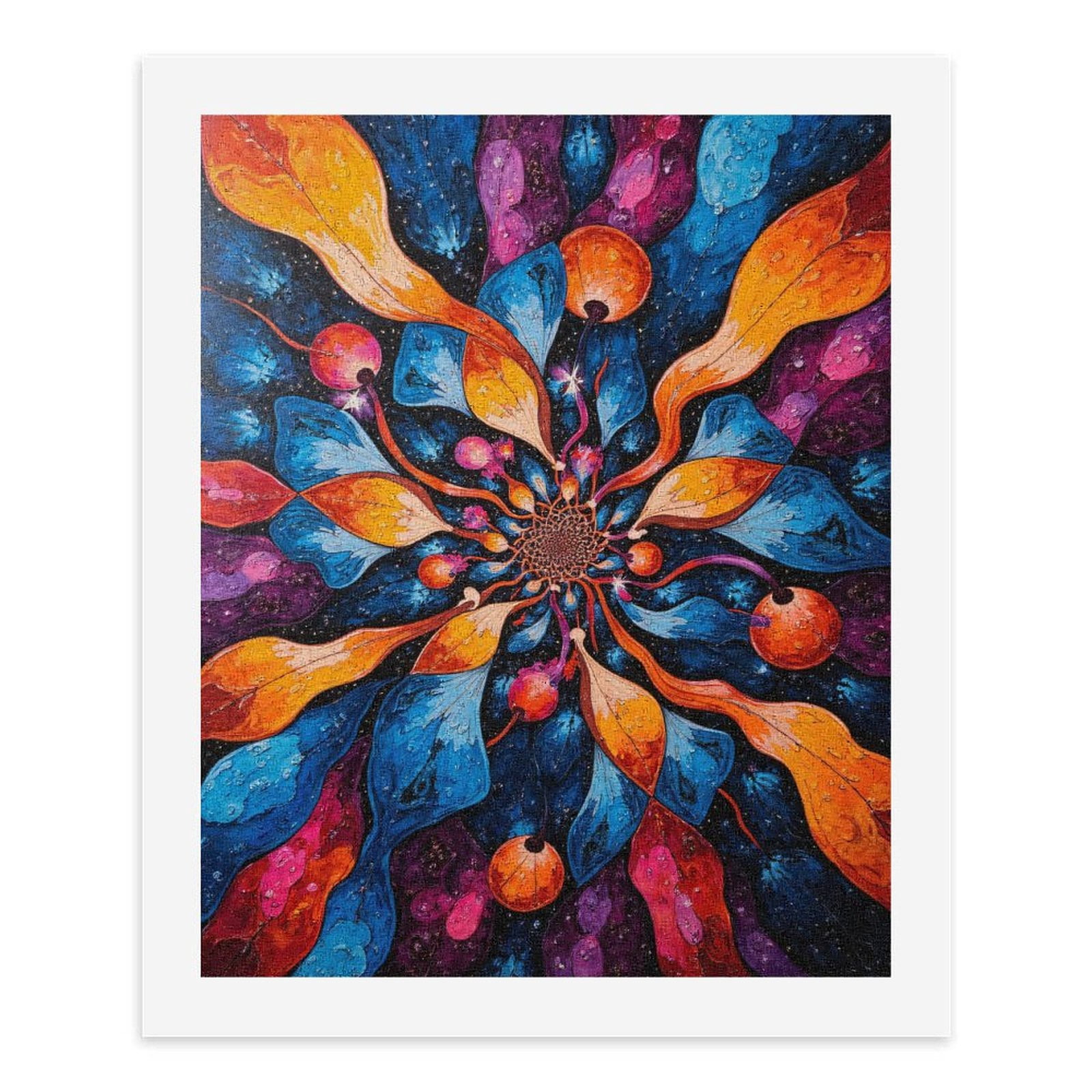 Paint by Numbers Kit for Adults, Colorful Abstract Cosmic Swirl Paint by Numbers, Easy Paint by Numbers Kit for Adults Beginner, DIY Adult Paint by Number Kits on Canvas, Home Decor