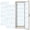 Color 1, variant on Vintage 2 Pcs School Locker Magnetic Wallpaper 12" x 36" Seamless Blue Space Rockets Planets Stars Reusable Removable Locker Accessories Back to School Supplies