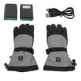 thumbnail image 2 of Heated Gloves, Winter Heated Gloves 3 Gear Temperature Control  For Cycling, 2 of 8